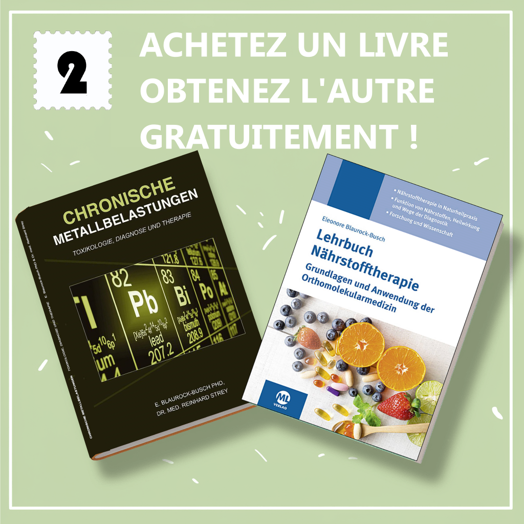 book package 2 - Chronische Metallbelastungen, Toxikologie, Diagnose und Therapie und kostenlos Lehrbuch der Nährstofftherapie